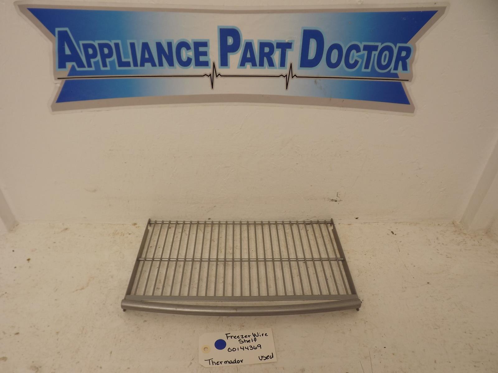 Thermador Refrigerator 00144369 Freezer Wire Shelf Used Thermador Refrigerator 00144369 Freezer Wire Shelf Used